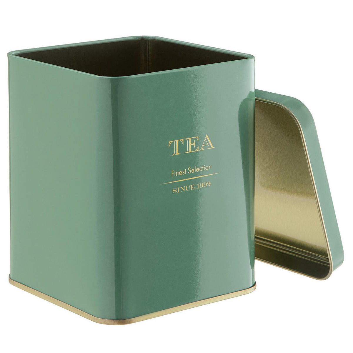 TEEDOSE (6er Set) Tin Tin - Grün, Metall (9/11/9cm) - Butlers