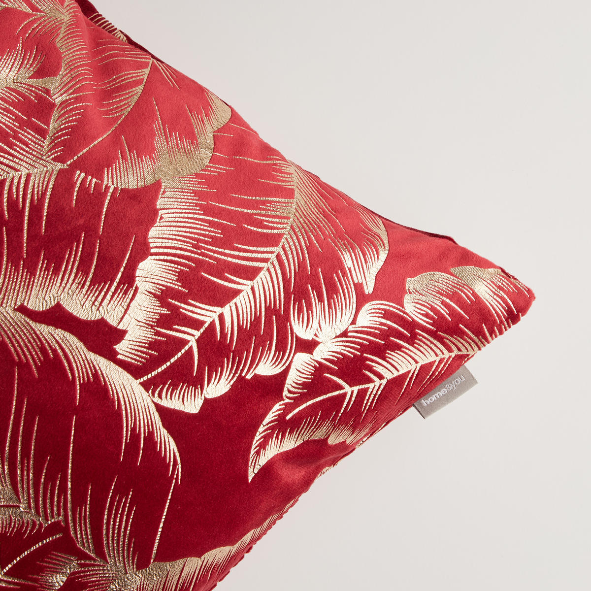 KISSENBEZUG Foglare - Dunkelrot, Textil (45/45cm) - home&you