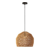HÄNGELEUCHTE﻿ 37/37/153 Aiko - Beige, Naturmaterialien (37/37/153cm) - VS Venta-stock