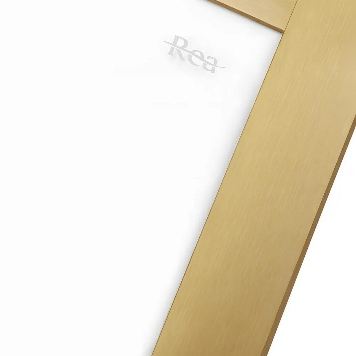 DUSCHKABINE Rea City 80x80 Gold Brush mit Duschwanne Savoy Schwarz - Goldfarben, Glas (80/80/190cm) - REA