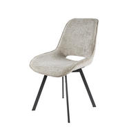 ESSZIMMERSTÜHLE Swivel Beige 62/51/87 cm - Braun, Textil (87/62/51cm) - Hoyz Collection