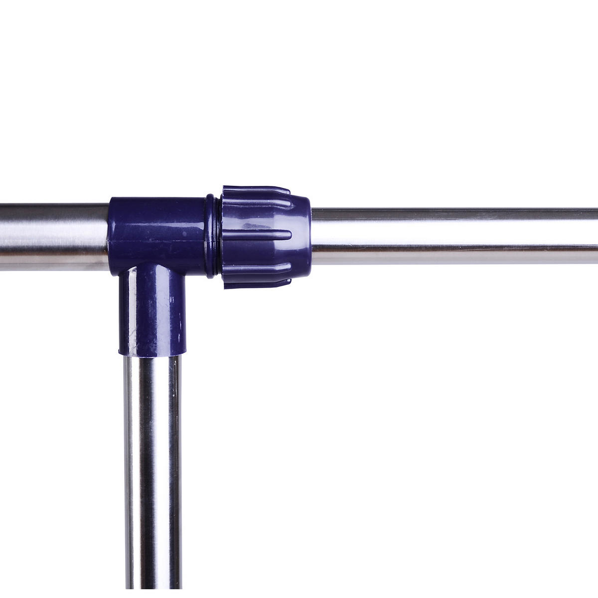 KLEIDERSTÄNDER mit Rollen 86/45/95 cm silber - Silberfarben, Metall (86/95/45cm)