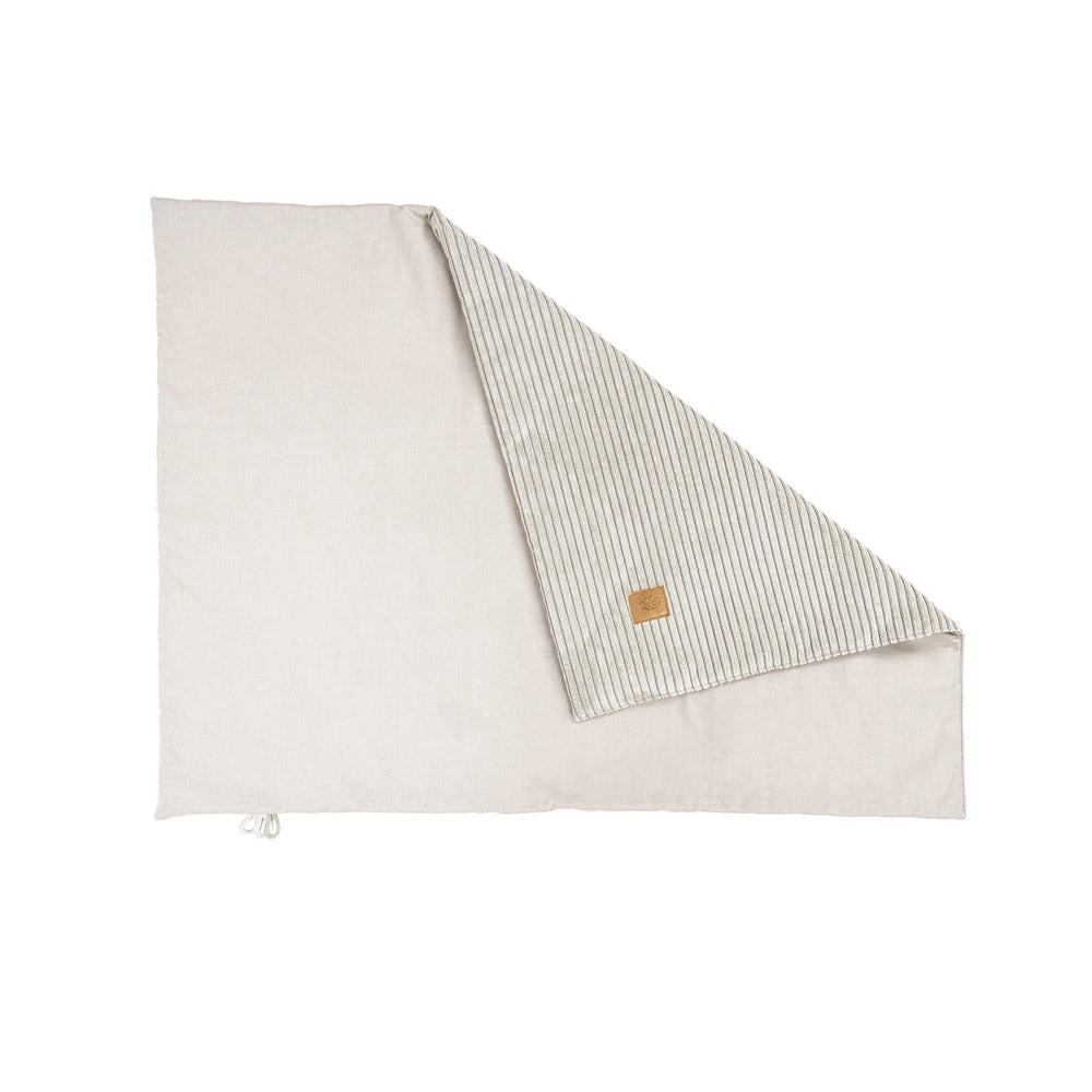 BABYDECKE, Aesthetic, Vanille jährlich - Creme, Textil (100/77cm) - MeowBaby