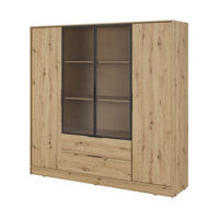 KLEIDERSCHRANK – 206 cm – Kelly – Eiche – KS-GEN0269 - Eiche Artisan, Holzwerkstoff (206/200/51cm) - hi-markt
