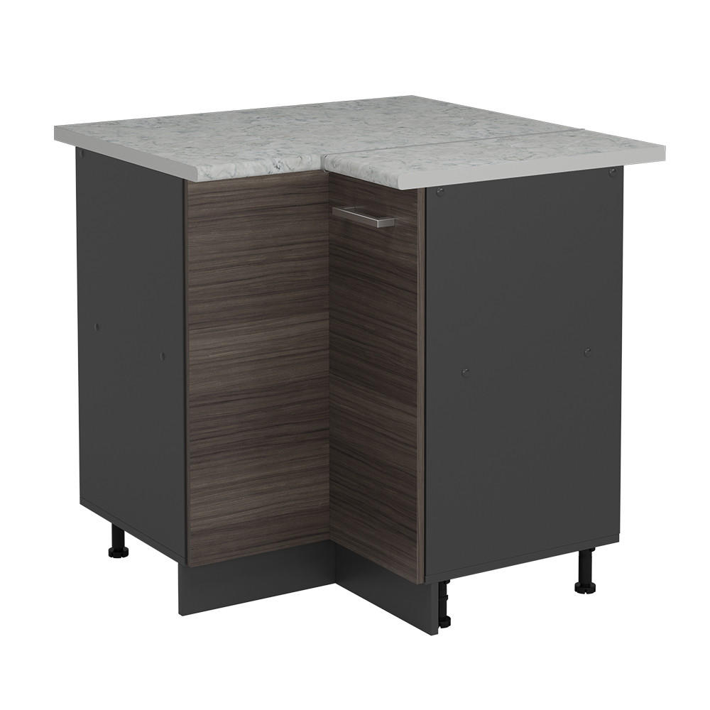 Anthrazit/Grau, Holzwerkstoff (75.6/81.6/60cm) - Vicco