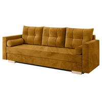 SOFA Senfgelb KAYA Dreisitzer - Gelb, Textil (217/92/85cm) - Sepro Meble