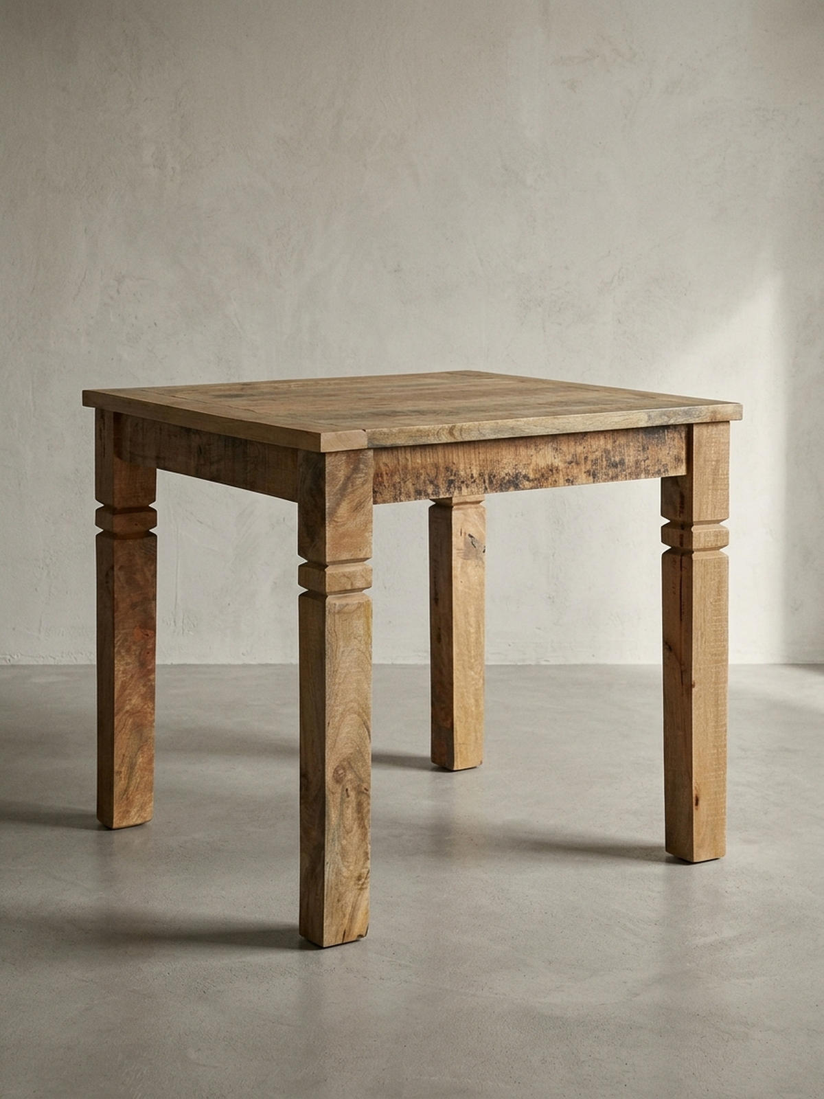 ESSTISCH Massivholz Quadratisch Landhausstil DIANA, Braun 80x80x76 cm - Braun, Holz (80/80/76cm) - KADIMA DESIGN