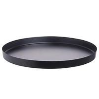 DEKOTABLETT (4er Set) Exhibition - Schwarz, Metall (3cm) - Butlers