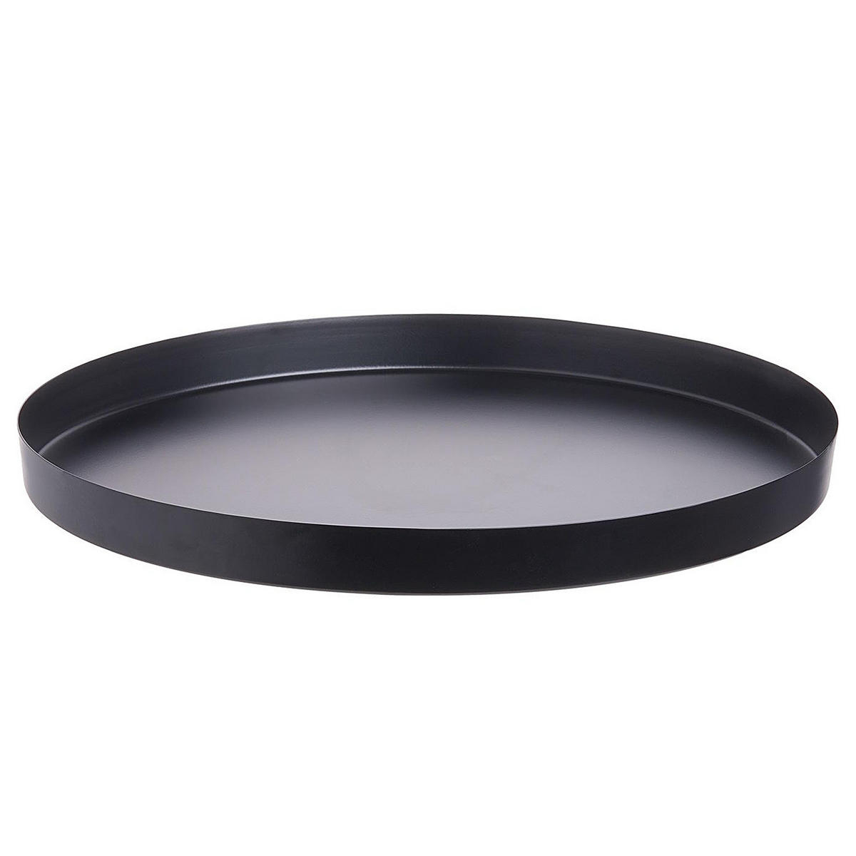 DEKOTABLETT (4er Set) Exhibition - Schwarz, Metall (3cm) - Butlers