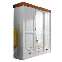 KLEIDERSCHRANK Savona-69 - Weiß, Holz (192/217/62cm) - Lomado