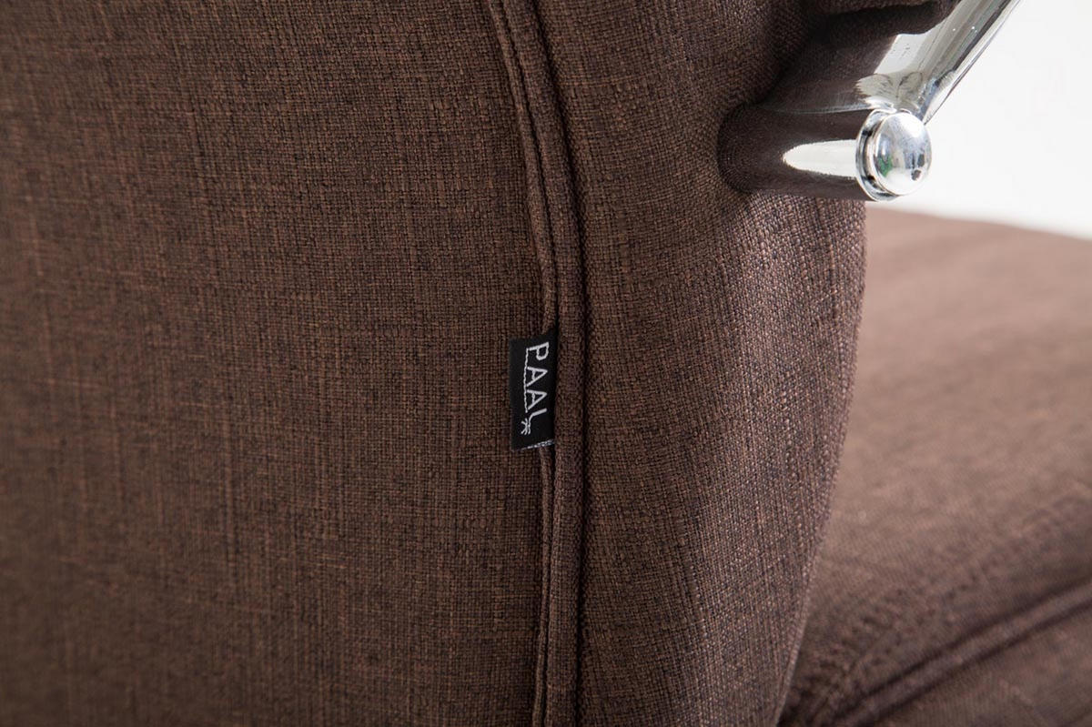 BÜROSTUHL Volute, Stoff Braun - Braun, Textil/Metall (65/125/73cm) - TPFLiving