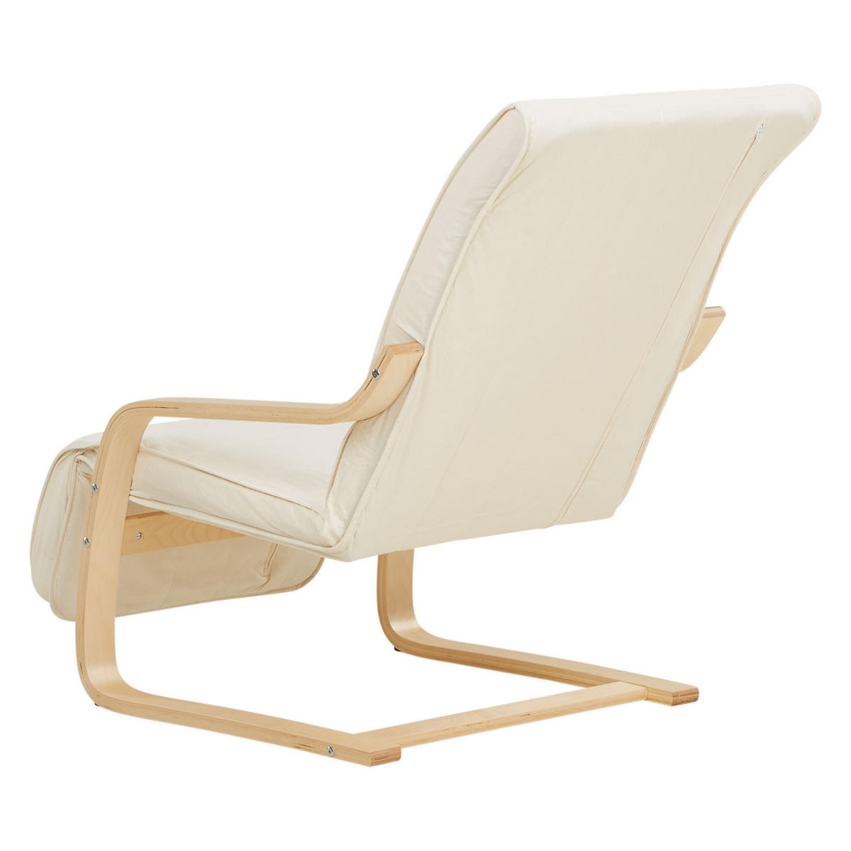 RELAXSESSEL natur mit Fußstütze - Naturfarben, Textil (66/94/62cm) - Homestyle4u