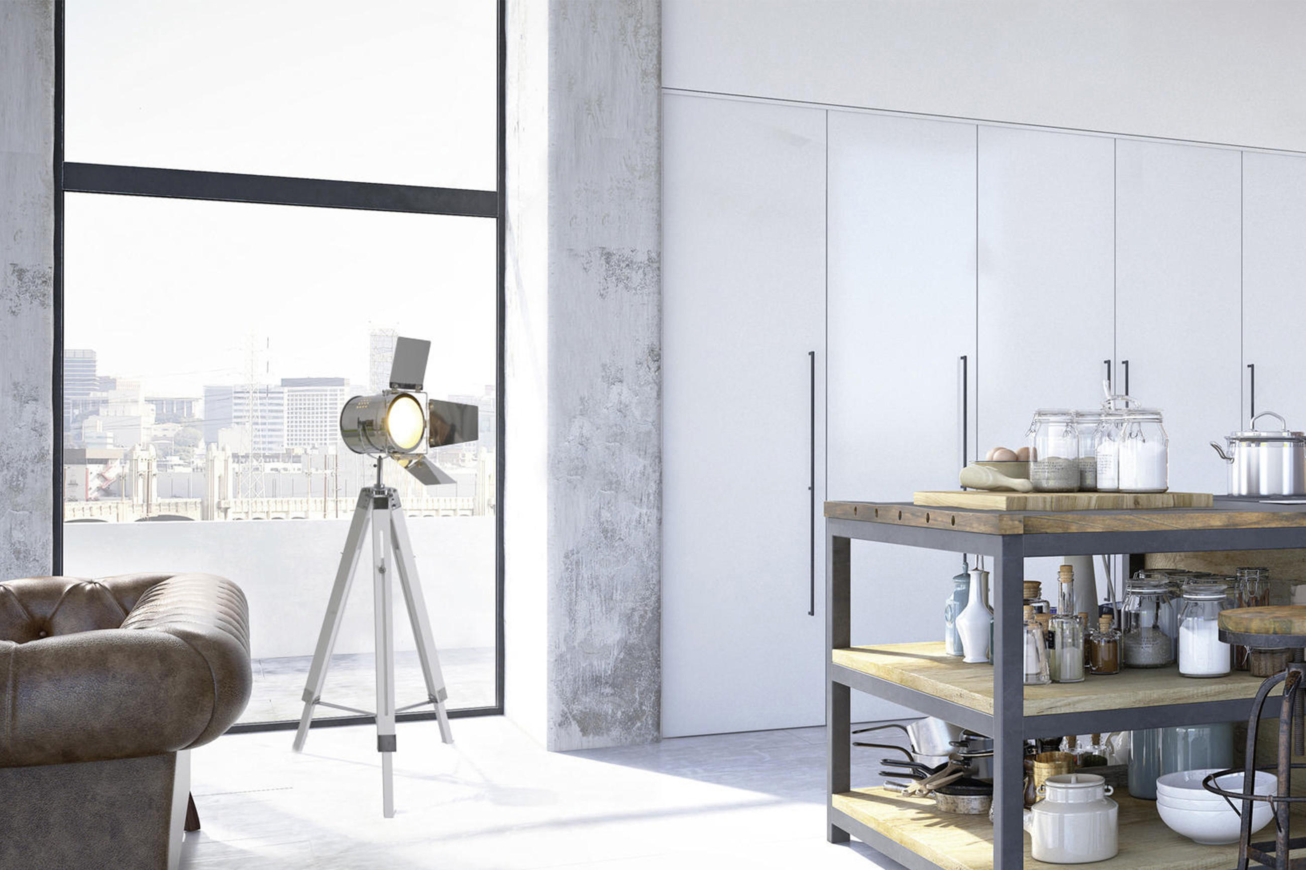 Filmlampe im Industriestyle