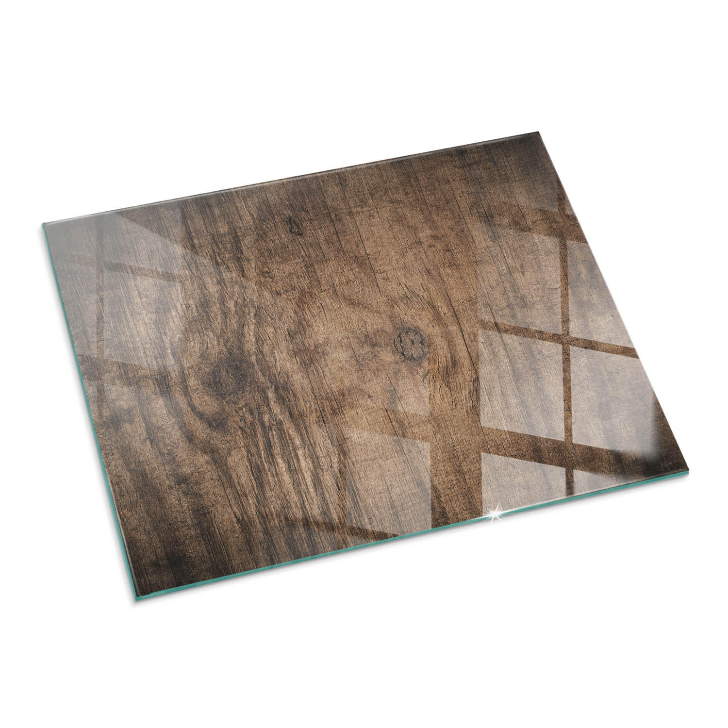 ArtPrintCave Glasplatte Braun 80x60x0.4 cm