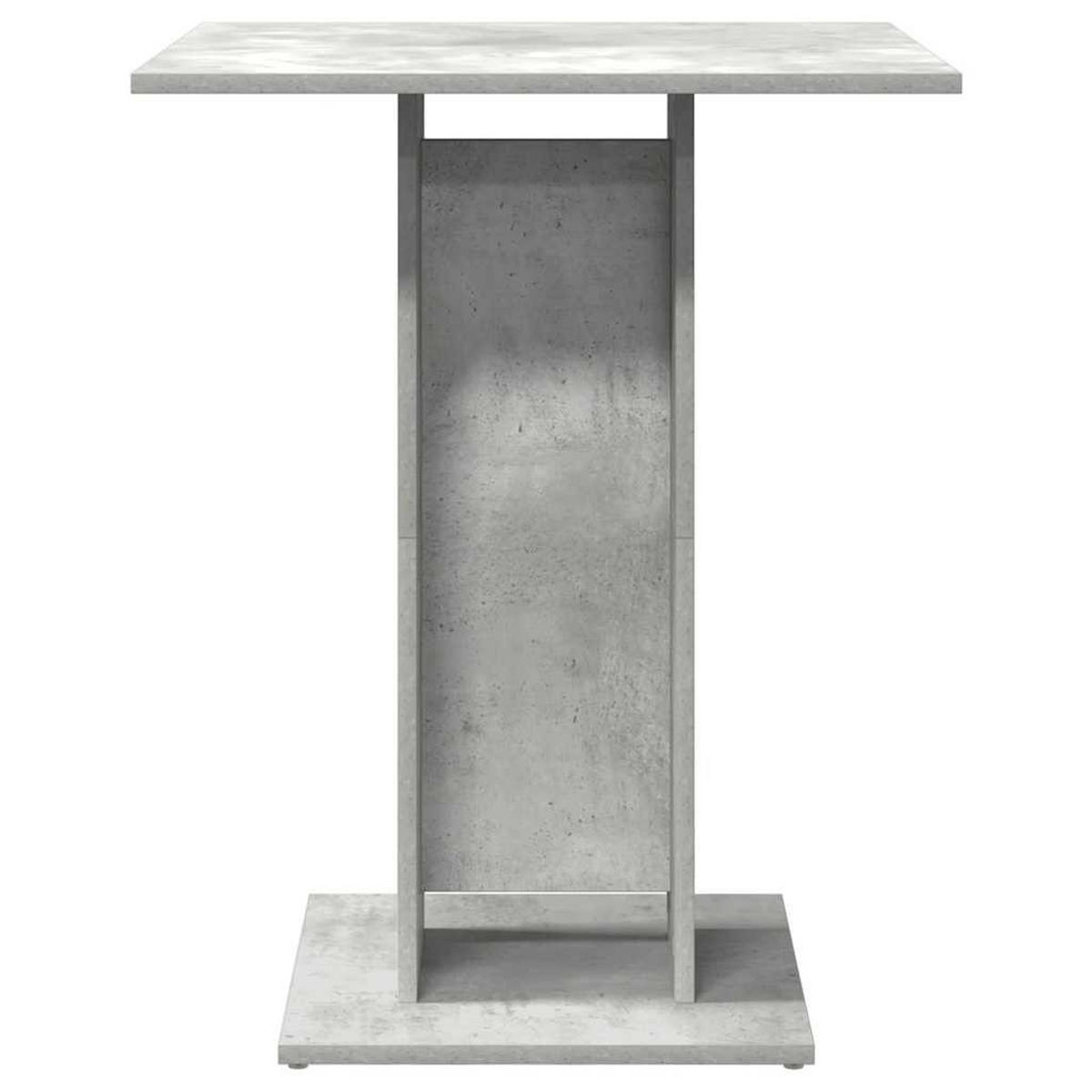 BISTROTISCH Betongrau 60x60x75 cm Holzwerkstoff - Grau, Holzwerkstoff (60/60/75cm) - furnicato