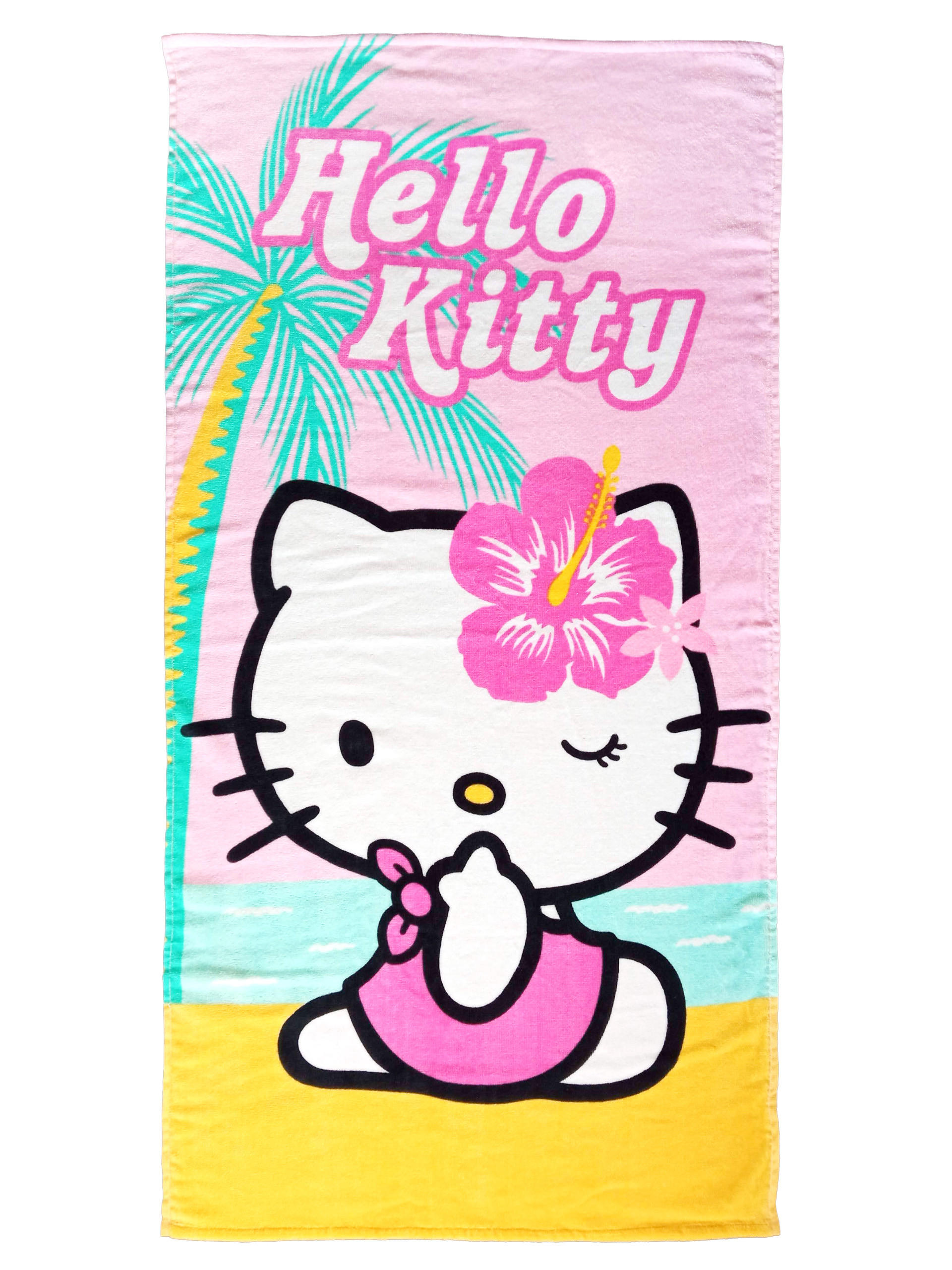 Hello Kitty Strandtuch Rosa 120x60 cm