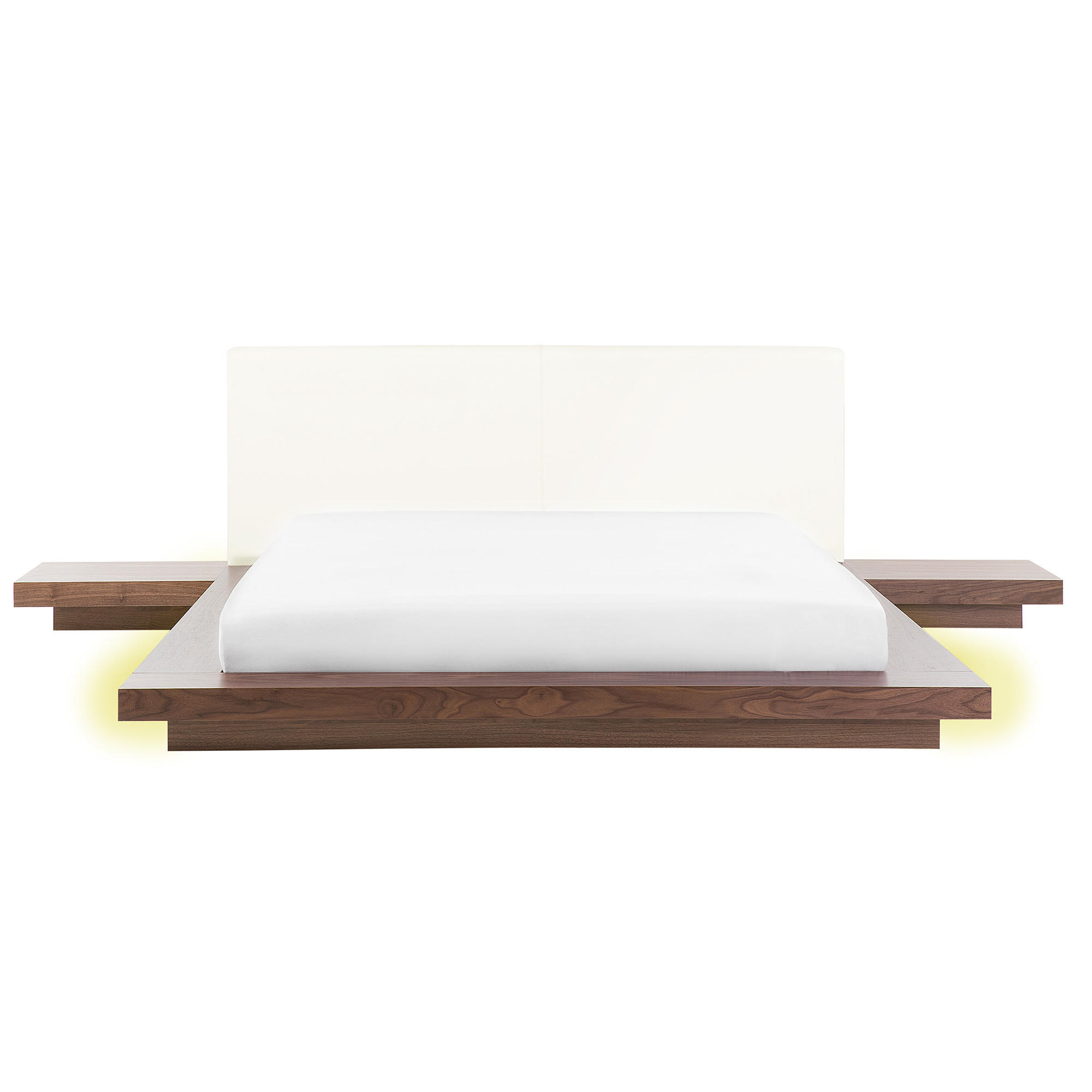 Beliani Bett Hellbraun 160x200 cm