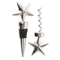 WEINACCESSOIRES Sterni 2er-Set - Silberfarben, Metall (2.5/12.5/50cm) - Boltze Home