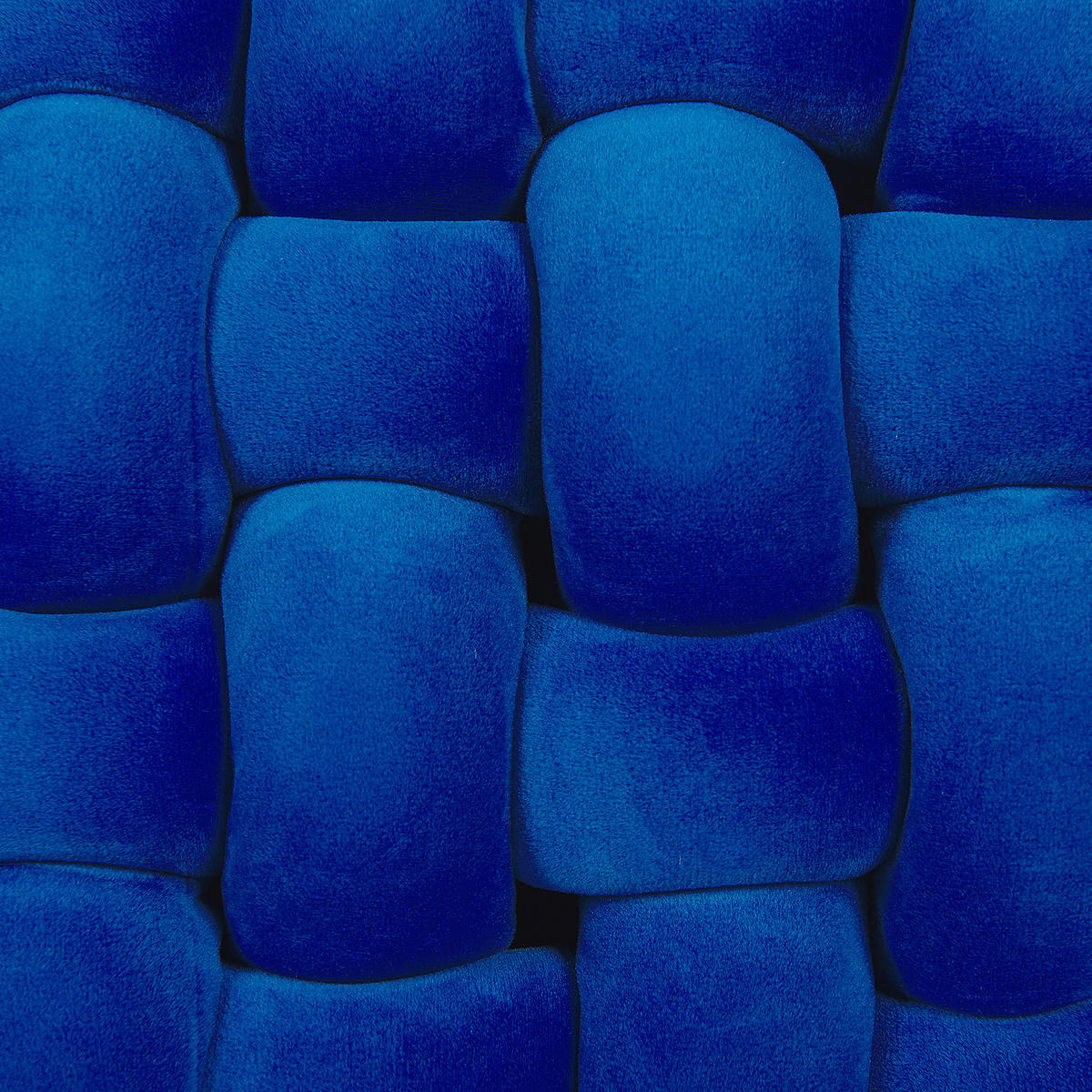 DEKOKISSEN Marineblau 30/30 cm Sirali - Dunkelblau, Textil (30/30cm) - Beliani