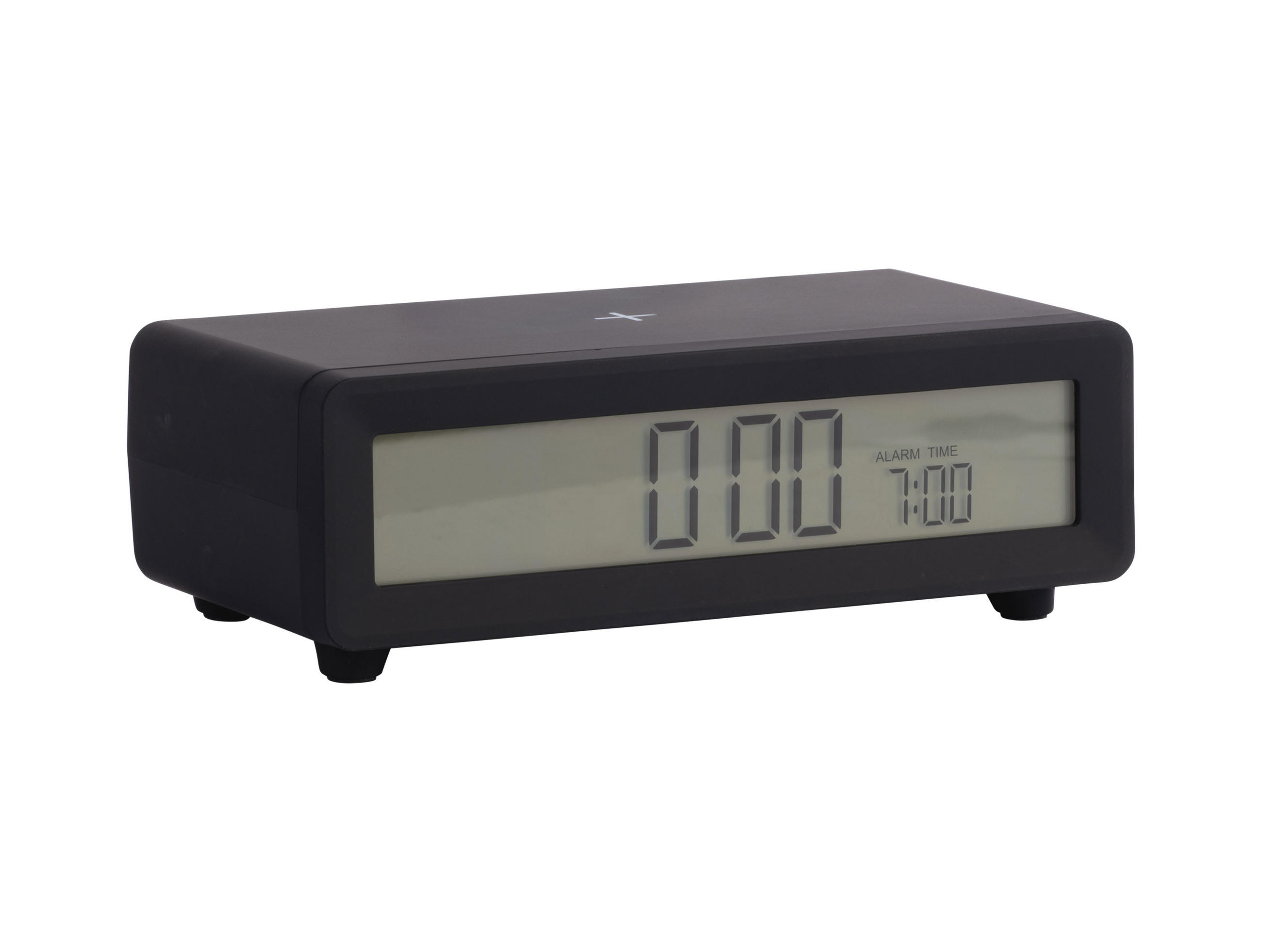 WECKER Berlin LCD with Charger - Schwarz - 8/4,5 cm - Schwarz, Kunststoff (8/4/8cm) - Karlsson