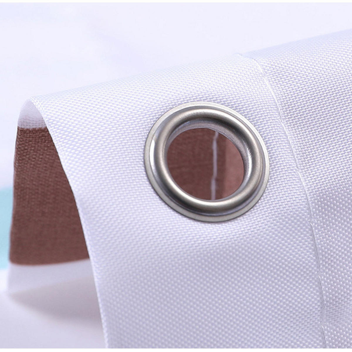 DUSCHVORHANG Badematte Stil - Grün, Textil (180/180cm) - MCBOSON