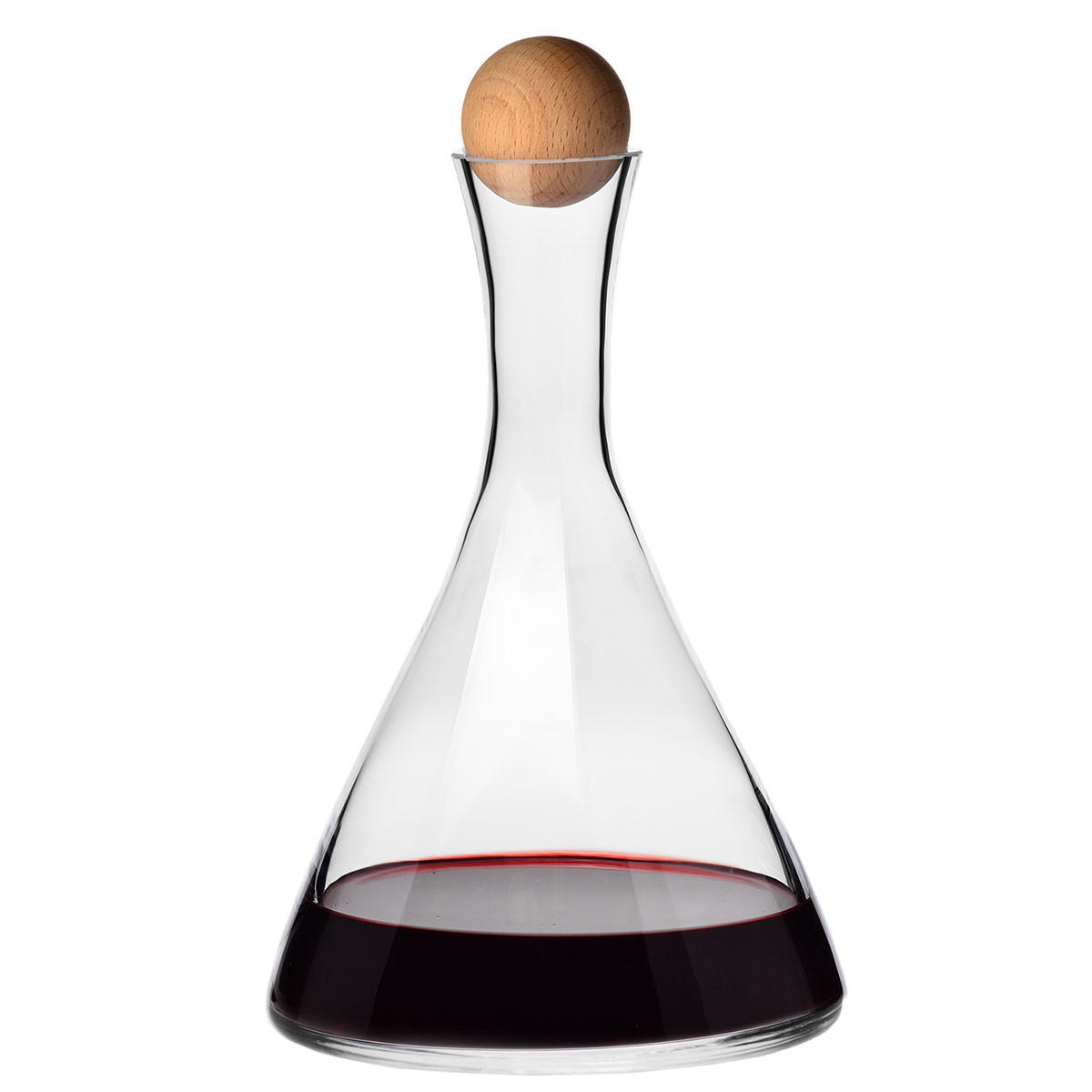 WEINDEKANTER WINE CONNOISSEUR, 1000 ML, HANDGEFERTIGT - Transparent, Glas (1L) - Krosno Glass