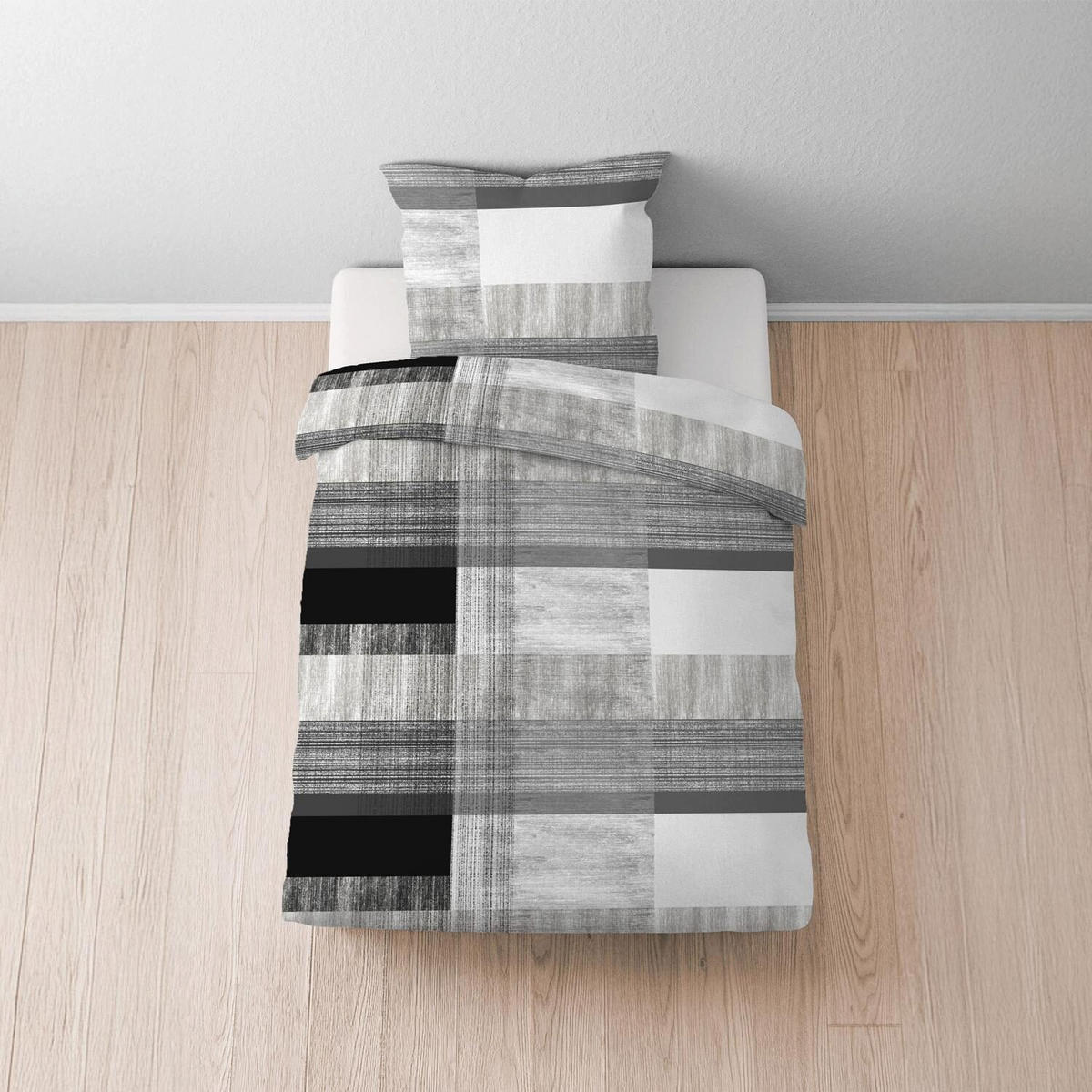 BETTWÄSCHE 155x220 cm - Weiß, Textil (155/220cm)