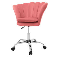 DREHSTUHL Kunstfell Rosa - Rosa, Metall (68/90/68cm) - ML-DESIGN