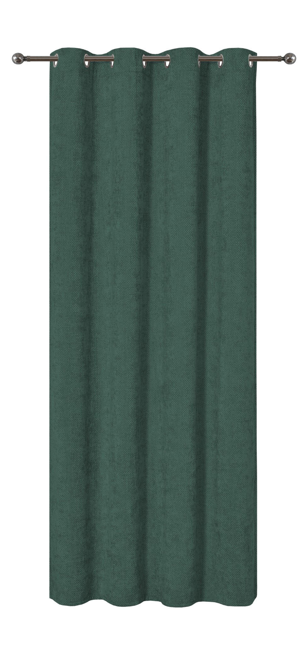 VORHANG Leila - Dunkelgrün, Textil (140/1/250cm) - home&you