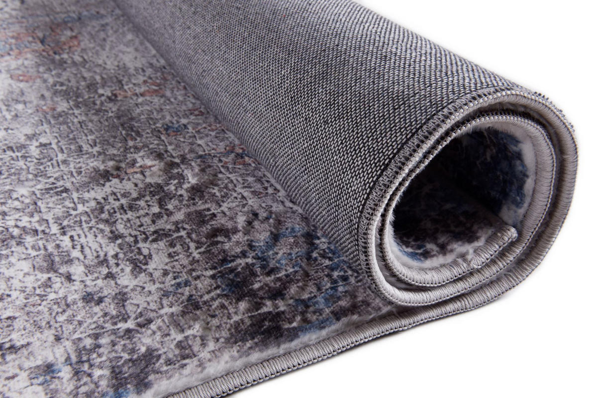 KURZFLORTEPPICH Rachele 140x200 cm - Grau, Textil (140/200cm) - Gino Falcone