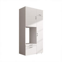 WASCHMASCHINENSCHRANK Serie 2 112cm Breit, 240cm Hoch - Weiß, Holzwerkstoff (112/240/67cm)