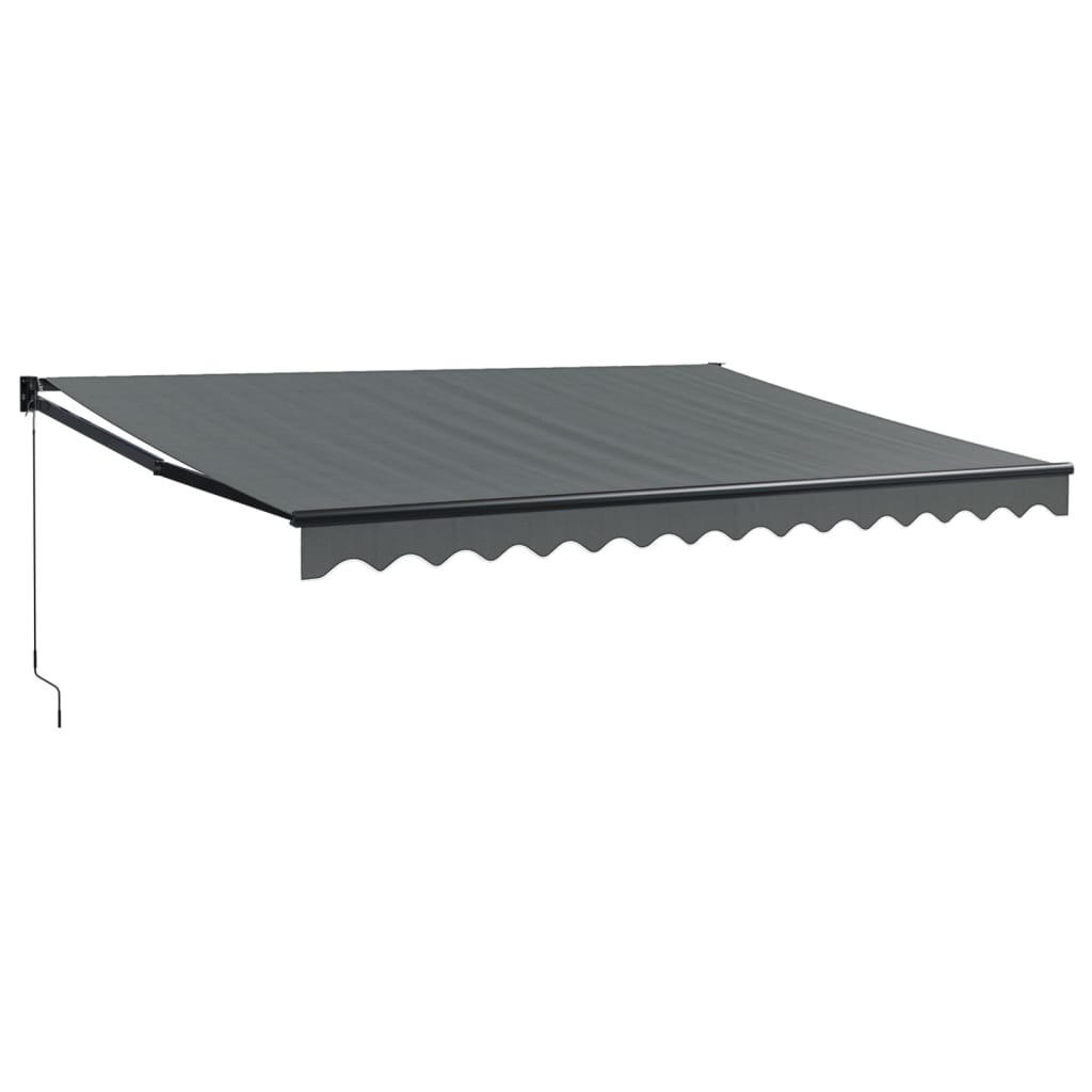 furnicato Markise Anthrazit 400x1x300 cm