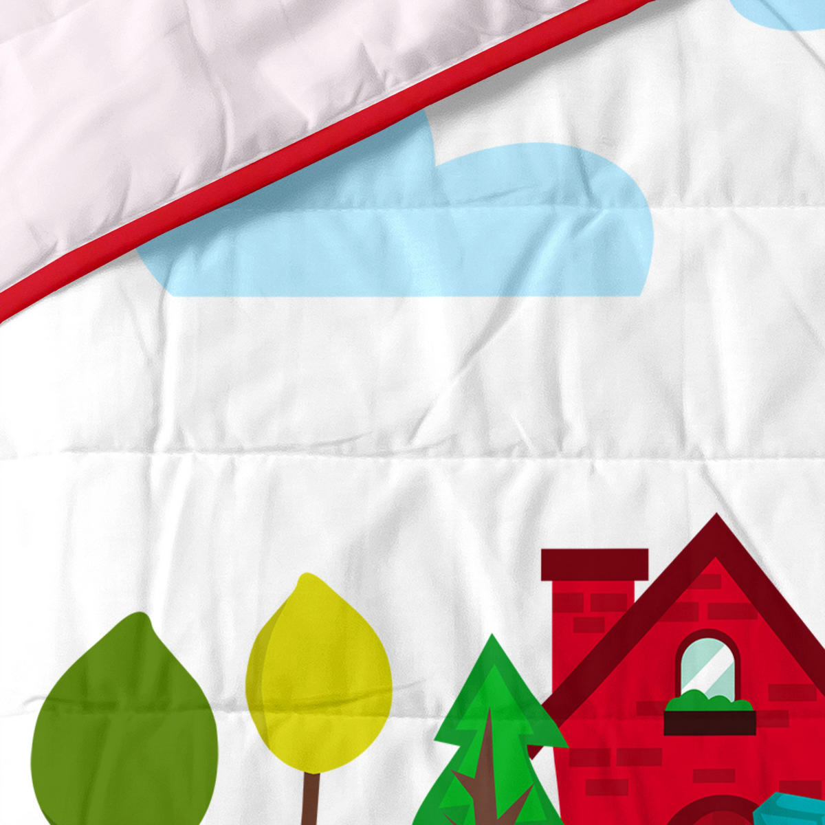 TAGESDECKE piggys 180x260 cm (bett 80/90/105) mehrfarbig - Multicolor, Textil (180/260cm) - Happy Friday