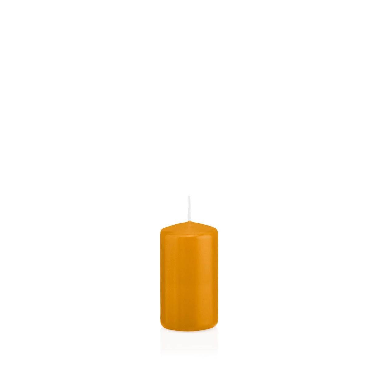 STUMPENKERZEN Natur Ø 38 x 80 mm, 24 Stück - Naturfarben, Paraffin (4/8cm) - Wiedemann Kerzen