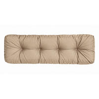 BANKAUFLAGE Sitzkissen Beige Natur 120x40 cm Outdoor Indoor - Beige, Textil (120/40/17cm) - TiborTex