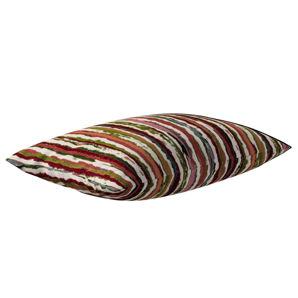 KISSENHÜLLE Cosy Home rot- grün, 47x28 cm - Rot/Multicolor, Textil (47/28cm) - Dekoria