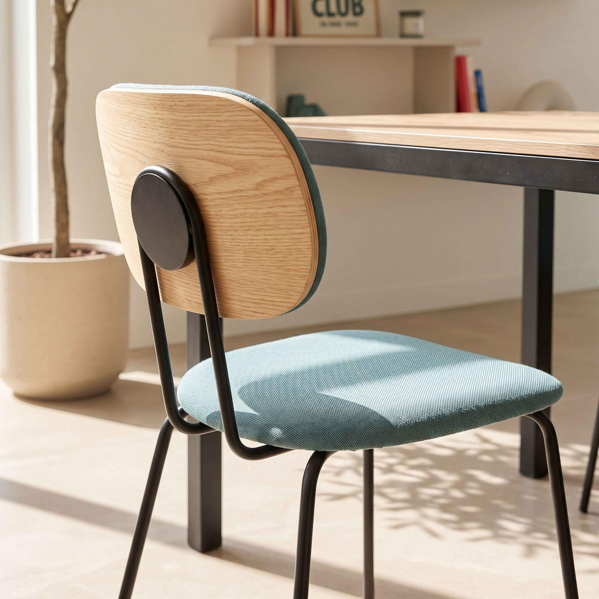 STÜHLE 2-tlg., Grün - Grün, Holz/Metall (50/83/47cm) - Oviala
