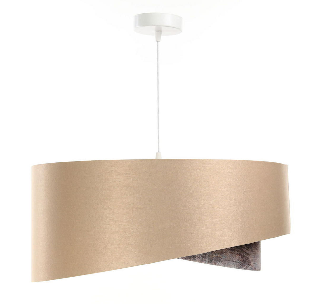 HÄNGELEUCHTE Gold 50/23 cm - Goldfarben, Kunststoff (50/1.3/23cm) - ONZENO
