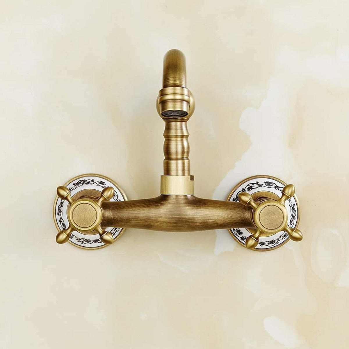 WASCHTISCHARMATUR , 360° schwenkbar - Gelb, Metall (21.5/8.2/27.2cm) - BELZ
