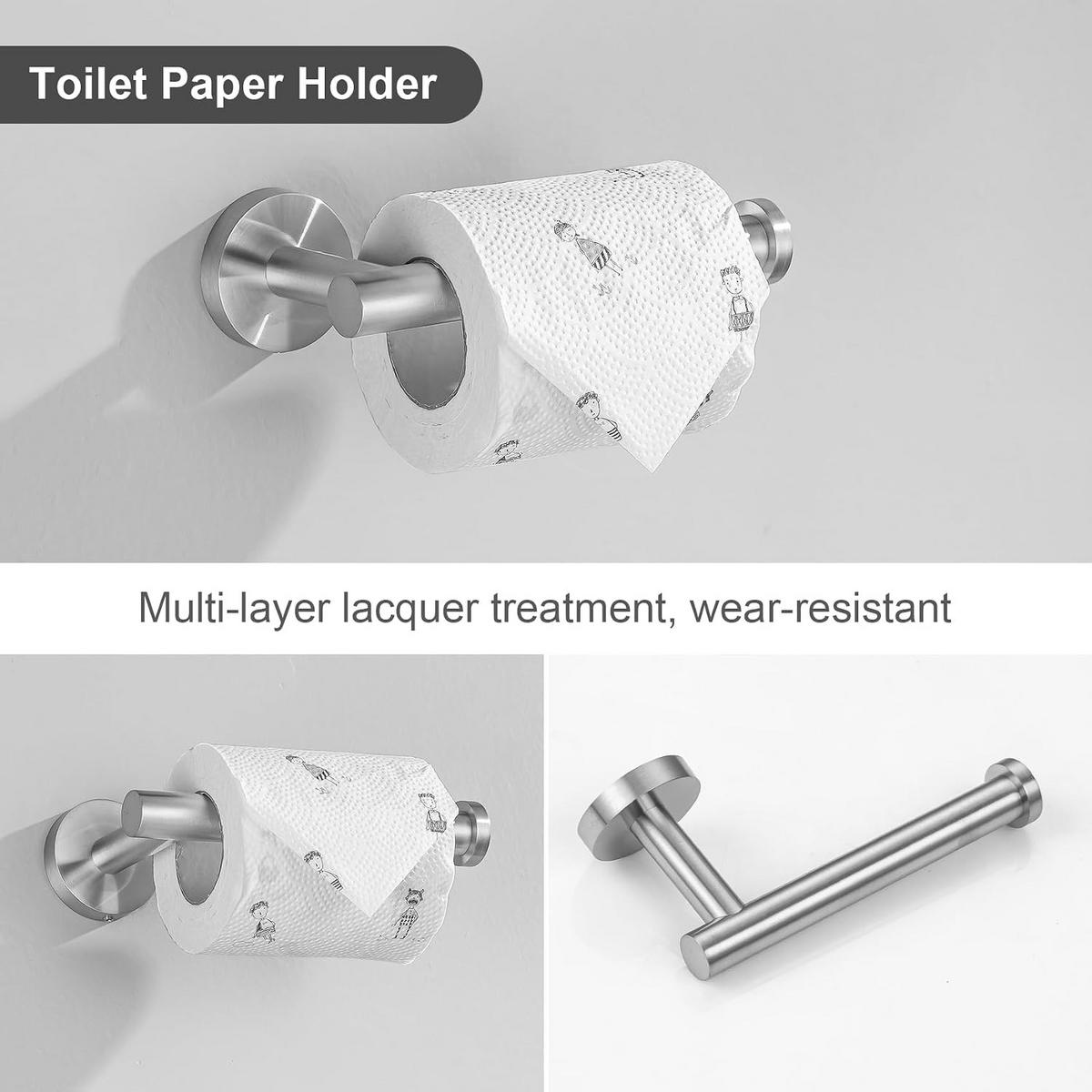 BADEZIMMER-REGAL-SET, silber, 34/17/6 cm - Silberfarben, Metall (17/6/34cm)