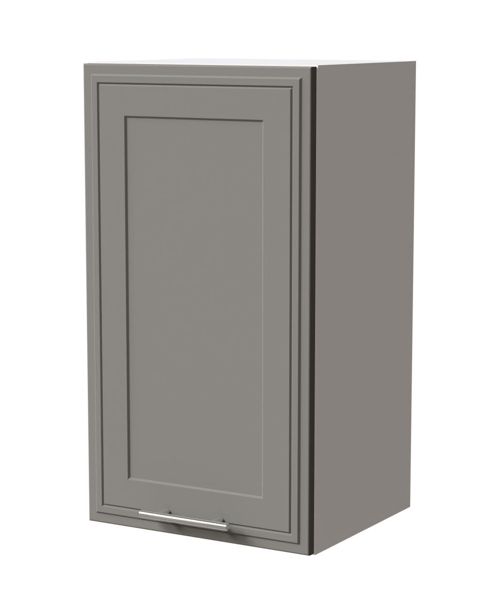 HÄNGESCHRANK Salo W2/40 Weiß / Dust Grey Matt 40 / 32,5 / 72cm - Weiß/Grau, Holz/Holzwerkstoff (40/72/32.5cm) - Feldmann-Wohnen