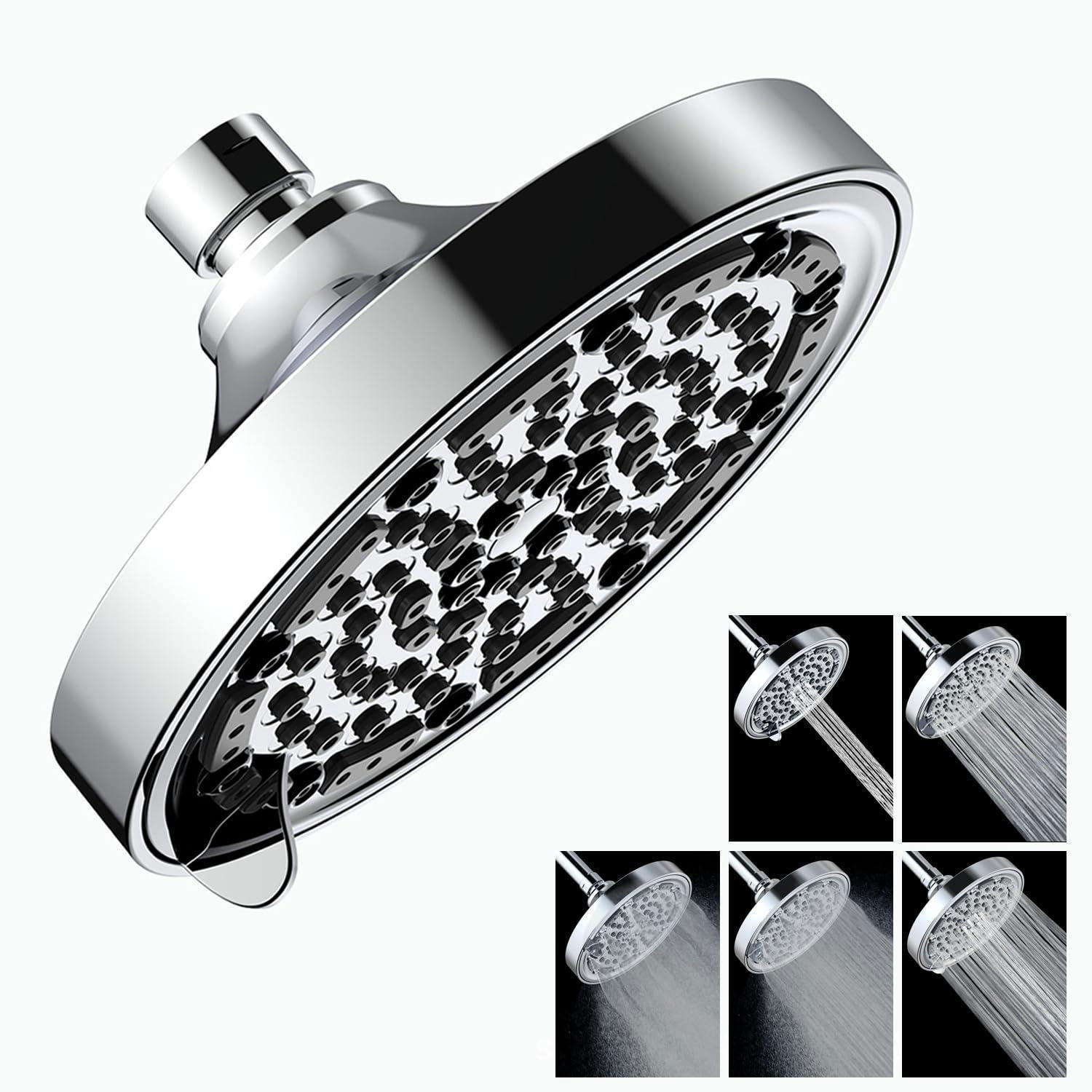 XXXLutz Kopfbrause Silber 15x12.7x7.5 cm