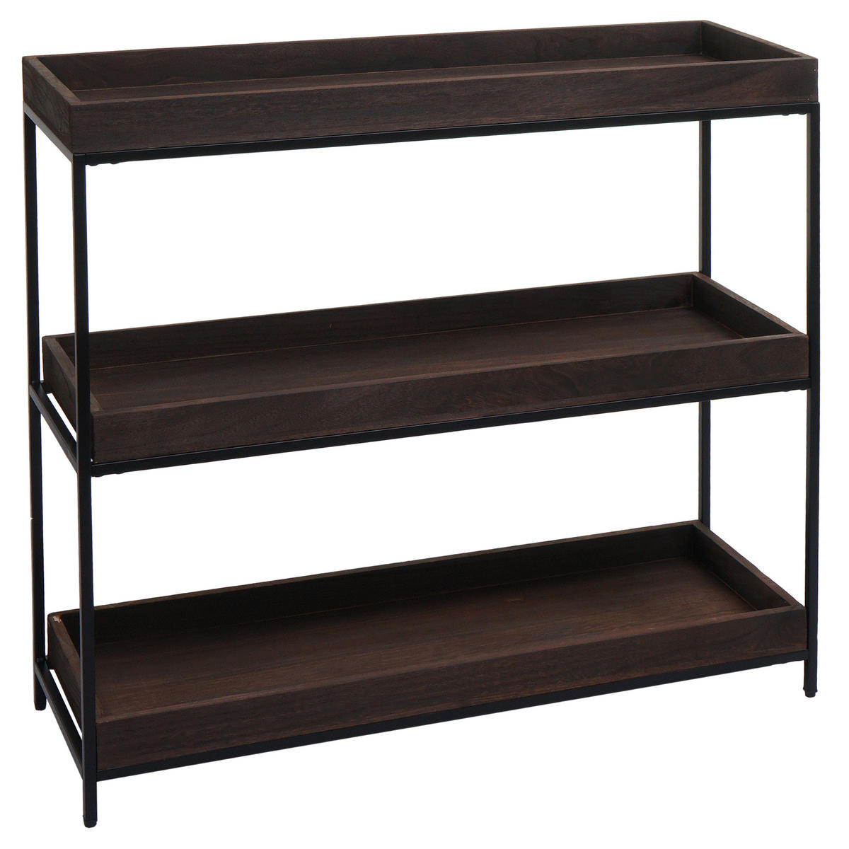 REGAL Braun - Braun, Holz (100/90/35cm) - MCW