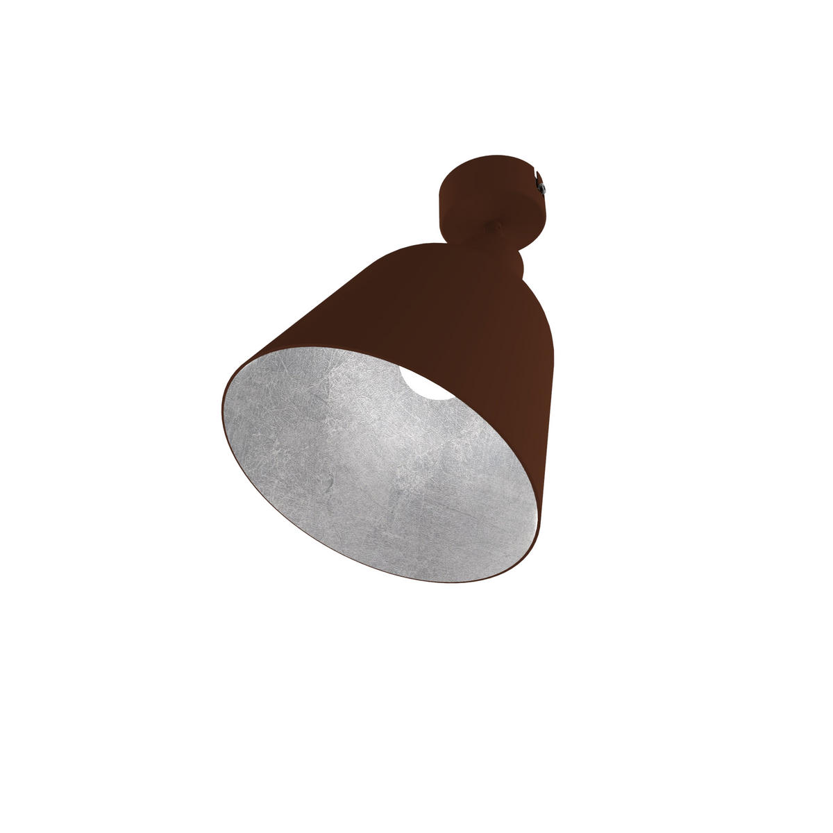 DECKENLEUCHTE - Braun, Metall (16/16/21cm) - Lumicom