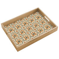 TABLETT - Elegant - antik - farbenfroh - 40x30 cm - Multicolor, Holz (40/5/5cm) - OnlyWow