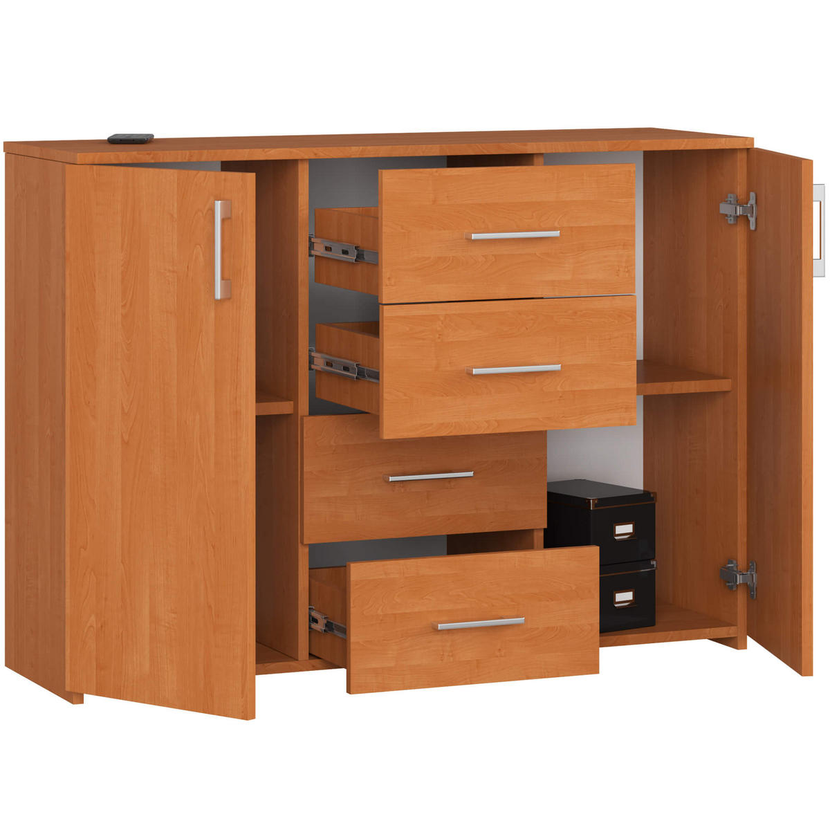 KOMMODE Erlefarben 80/110/35 - Erlefarben, Holzwerkstoff (110/80/35cm) - RAUMHIRSCH FURNITURE