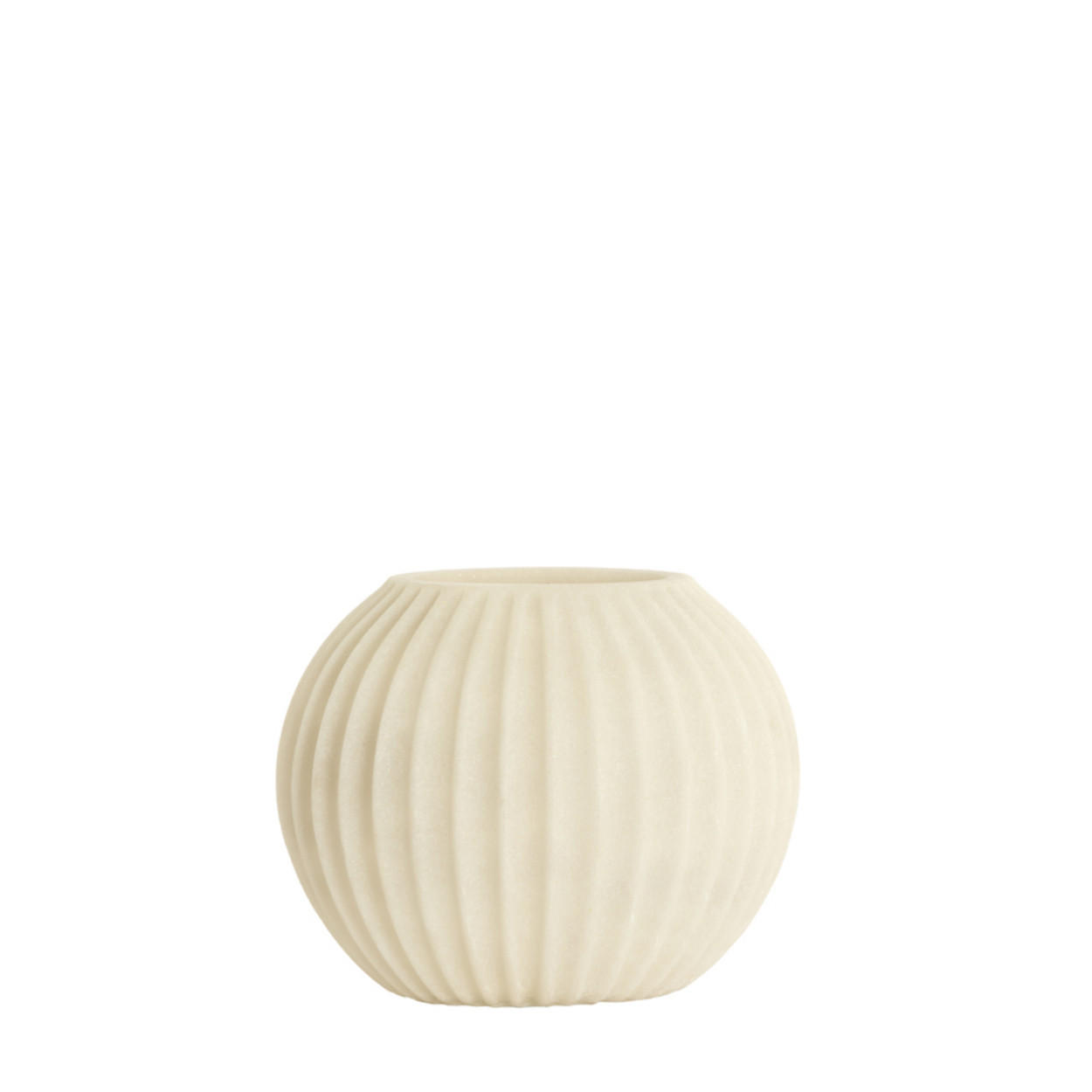 VASE Miralli - Weiß - 29/18/24 cm - Weiß, Kunststoff (24cm) - Light & Living