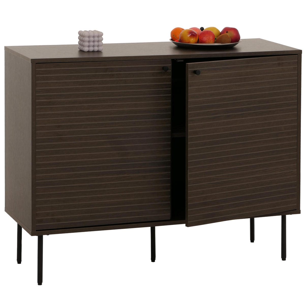 SIDEBOARD Dunkelbraun - Dunkelbraun, Holz (110/86/40cm) - MCW