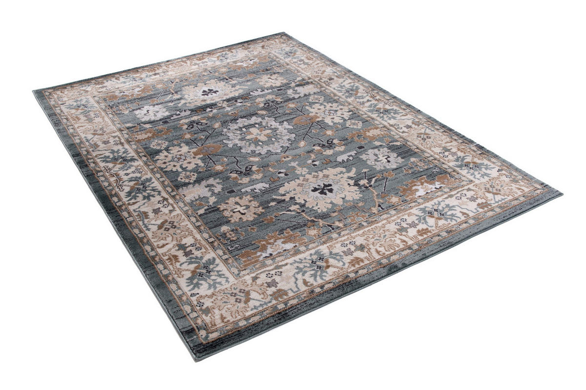 TEPPICH COLORADO Blau 140/200 cm - Blau, Kunststoff (140/200cm)