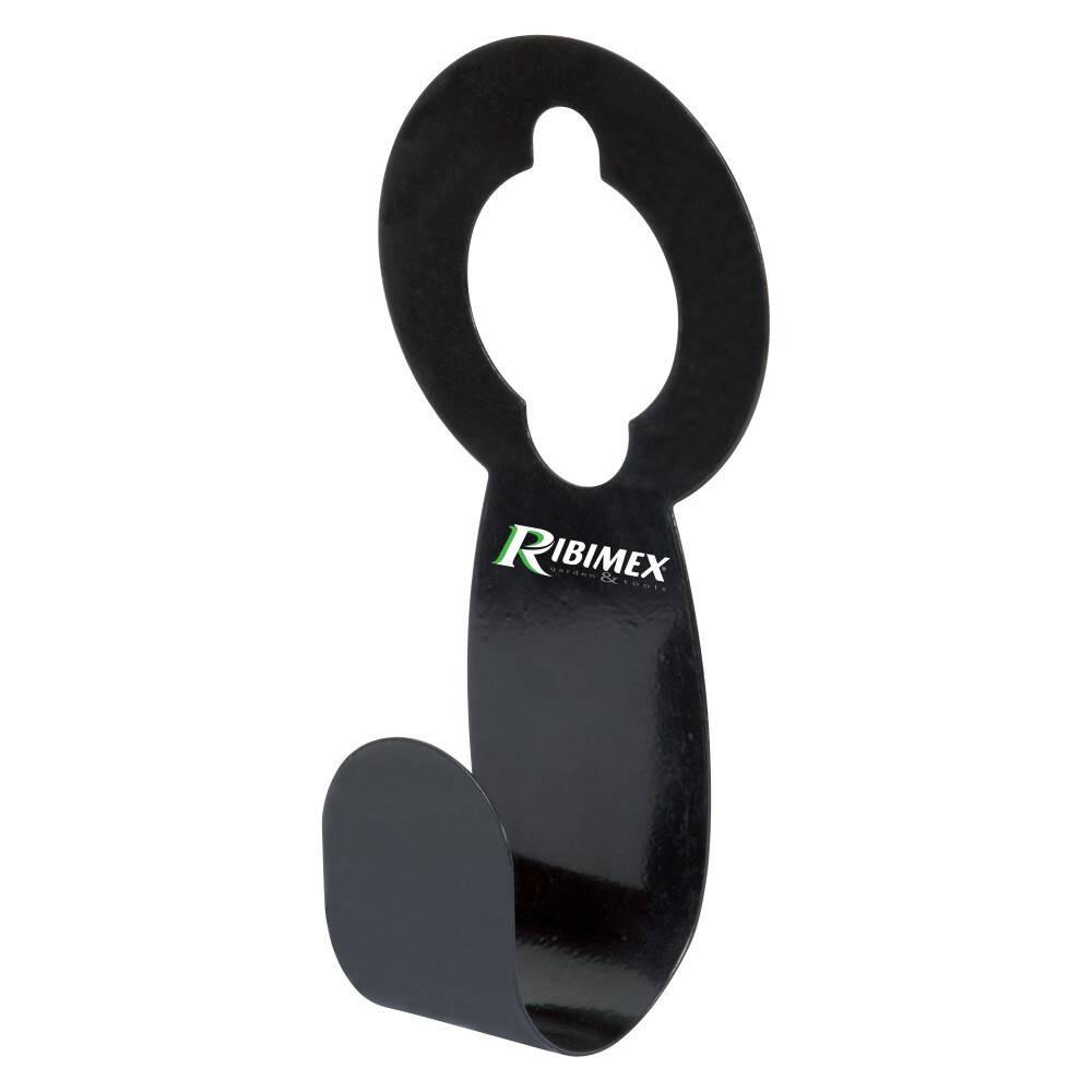 GARTENSCHLAUCHHALTER Metall Ribimex - Schwarz, Metall (11cm)